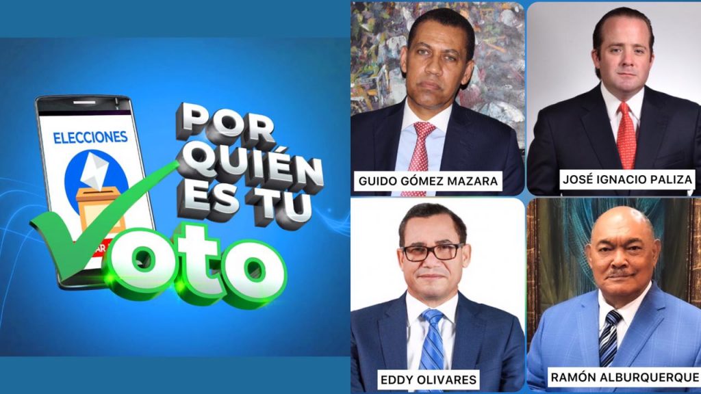 Firma encuestadora “Por quién es tu voto” revela Guido Gómez Mazara lleva la delantera para presidente del PRM; el segundo favorito es José Paliza, en tercer lugar Ramón Alburquerque y en último Eddy Olivares