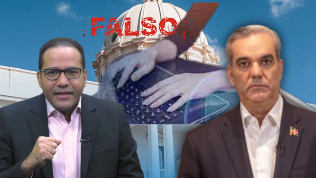 Periodista Salvador Holguín asegura que manos perversas manipulan con inteligencia artificial video donde culpa al expresidente Danilo Medina de corrupto y traidor para hacer creer que iban dirigidas al gobernante Luis Abinader; afirma: «Es falso de toda falsedad»