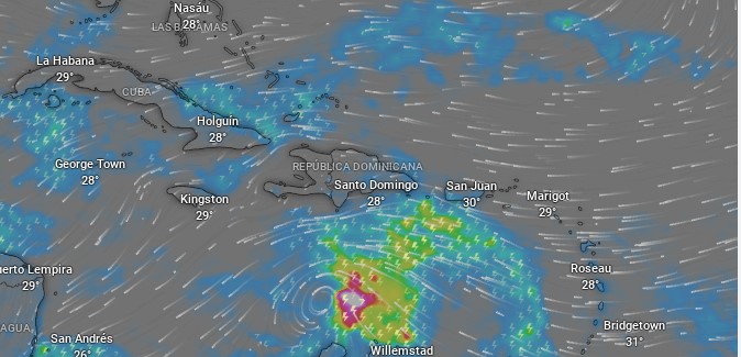 INDOMET pronostica Melissa mantendrá los nublados y las fuertes lluvias durante los próximos días