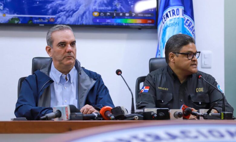 Presidente Luis Abinader convoca tercera reunión con organismos de socorro ante los efectos del huracán Melissa