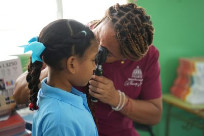 INABIE favorece a más de 600 estudiantes de Dajabón con atenciones en jornada de salud integral