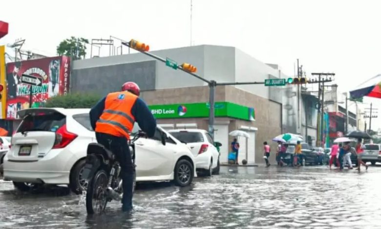 INDOMET advierte sobre el riesgo de fuertes aguaceros, tormentas eléctricas y posibles inundaciones en varias provincias del país